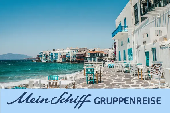 Mein Schiff Gruppenreise Östliches Mittelmeer – Gasse in Mykonos