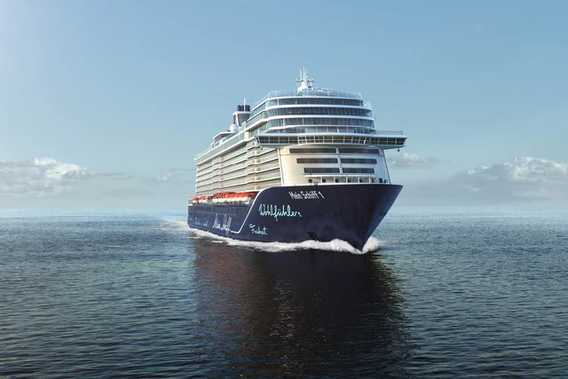 Mein Schiff auf hoher See